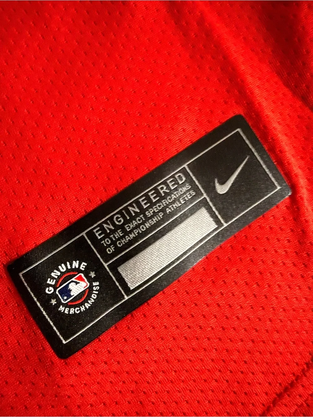 Nike official MLB Boston Red Sox Jersey Red mesh with Navy Accents